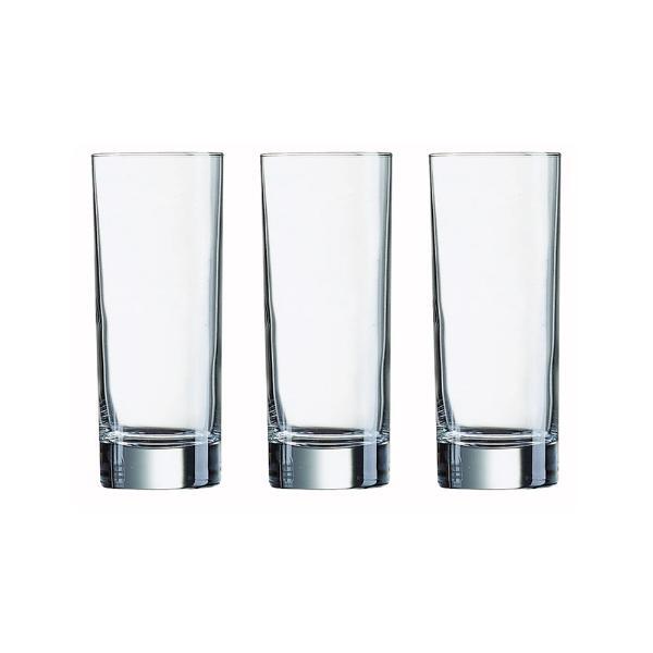 Jogo De Copos Em Vidro Luminarc Islande 330ml 3 Peças