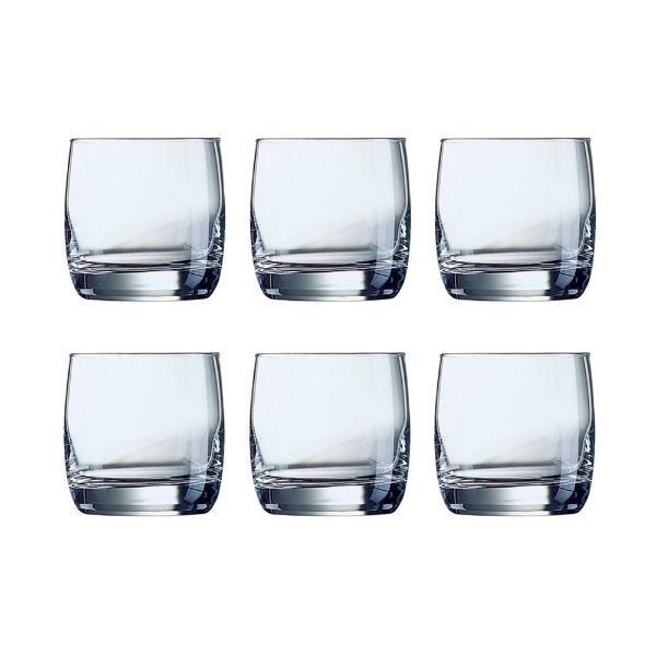 Jogo De Copos Em Vidro Luminarc Vigne 310ml 6 Peças