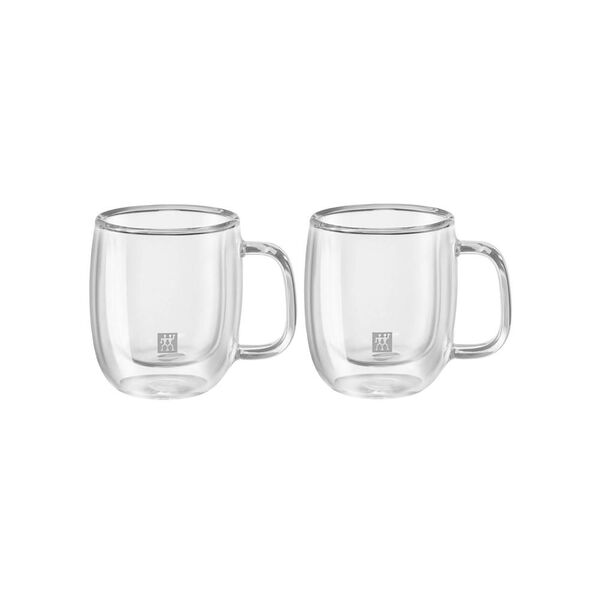 Jogo De Copos Em Vidro Parede Dupla Zwilling Espresso 80ml 2