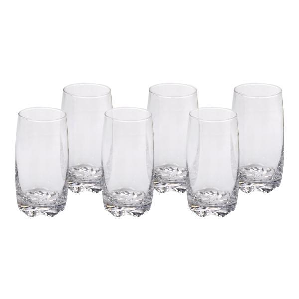 Jogo De Copos Em Vidro Wincy Brenda 6 Peças 300ml