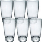 Jogo De Copos Long Drink Luna 450ml 6 Peças - Bormioli Rocco