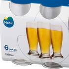 Jogo De Copos Para Cerveja Nadir Munich 300 Ml Com 6 Peças