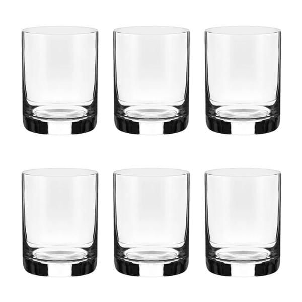 Jogo De Copos Whisky Em Cristal Strauss 380ml 6 Peças