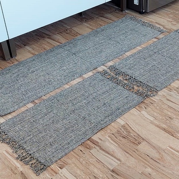 Jogo De Cozinha Tapetes Passadeira Kit 3 Peças Varias Cores P