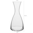 Jogo De Decanter 1,2L E 4 Taças 455ml Vidro Bohemia Crystal