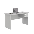 Jogo De Escritório Com Mesa 120 Moema Cinza