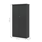 Jogo De Escritório Com Mesa 120 Moema Preto Onix