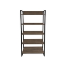 Jogo De Escritorio Estante E Escrivaninha Ade Castanho Preto