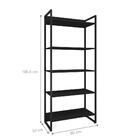 Jogo De Escritório Genius Estante E Escrivaninha Preto