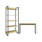 Jogo De Escritório Mali Natura Preto