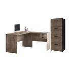 Jogo De Escritorio Man Castanho Preto