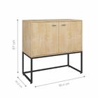 Jogo De Escritorio Mandy Natura Preto