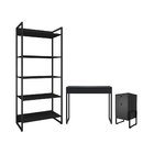 Jogo De Escritório Mariley Preto