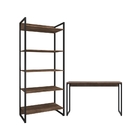 Jogo De Escritório Mila Castanho Preto