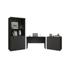 Jogo De Escritório Palermo Preto