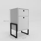 Jogo De Escritório Silvia Branco Preto