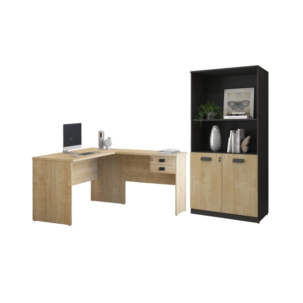 Jogo De Escritório Torino Natura/preto