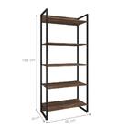 Jogo De Escritório Vênus Castanho Preto