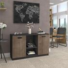 Jogo De Escrivaninha 120 E Balcão Psycho Castanho Preto