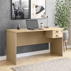 Jogo De Escrivaninha E Armário Atletic Natura/preto