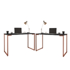 Jogo De Escrivaninhas 1.2 Multi Preto Cobre