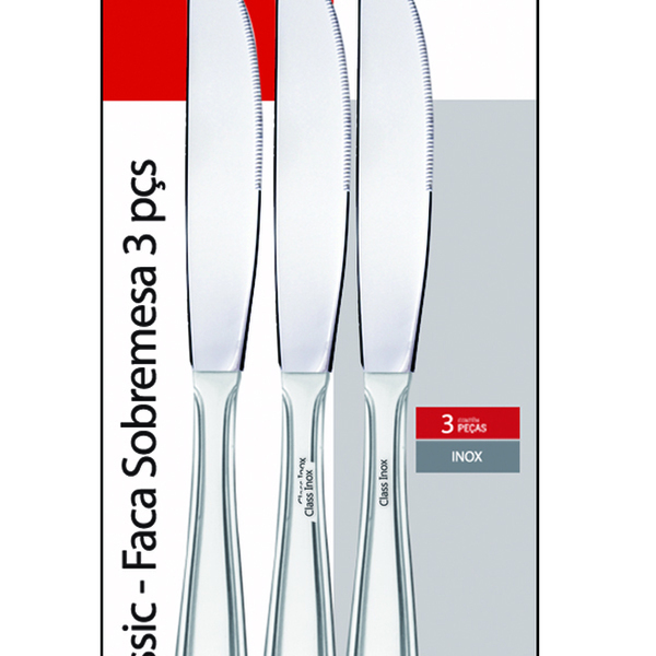 Jogo De Faca Classic Sobremesa 3 Peças