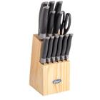 Jogo De Facas 14 Peças Aço Inox Com Cepo Lindbergh Oster