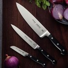 Jogo De Facas 3 Peças Century Preto Sortidos Com Laminas Aco