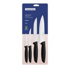 Jogo De Facas 4 Peças Em Aço Inox