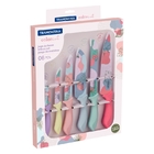 Jogo De Facas 6 Peças Colorcut Colorido Tramontina