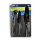 Jogo De Facas Com Tábua 4 Peças Preto Slice Craft Oster