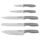 Jogo De Facas Inox Hamilton Beach Square Com Suporte 6 Peças