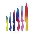 Jogo De Facas Tramontina Colorcut Com Lâminas Em Aço Inox E C