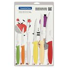 Jogo De Facas Tramontina Plenus Com Lâminas Em Aço Inox E Cab