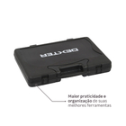 Jogo de Ferramentas 108 peças em Aço Cromo-vanádio Dexter