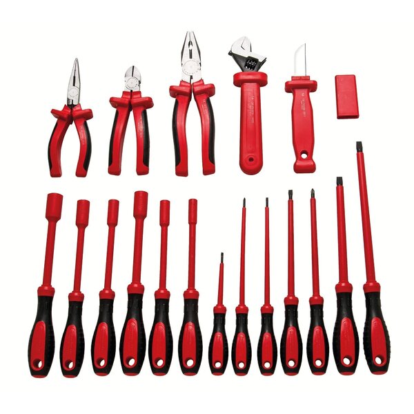 Jogo De Ferramentas Isoladas 1000v Iec60900 Com 18 Peças 4434