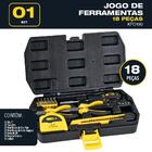 Jogo De Ferramentas Oz Modelo Kfo180 18 Pcs