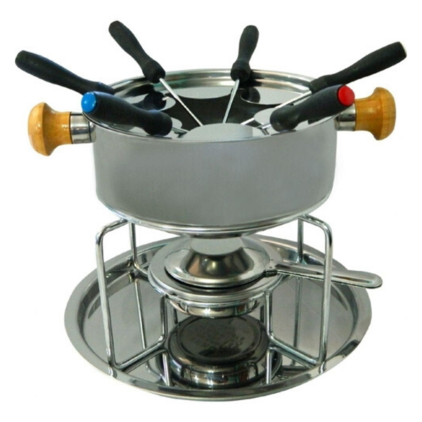 Jogo De Fondue Aço Inox Prata Leroy Merlin