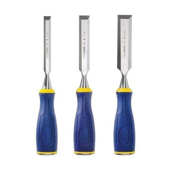 Jogo De Formão 3 Peças Emborrachado C/ Estojo Irwin