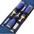 Jogo De Formão 3 Peças Emborrachado C/ Estojo Irwin