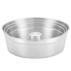 Jogo De Formas Para Pudim Com 3 Peças Em Alumínio