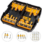 Jogo De Fresas 8mm Para Tupia 12 Pecas Dewalt Dw90016 La