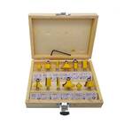 Jogo De Fresas Para Tupia Com 12 Peças De 6mm 9zp Eda