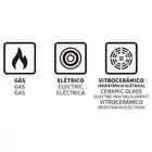 Jogo De Frigideira Paris Texture Aluminio Revestimento Antiad