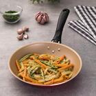 Jogo De Frigideiras 3 Pcs Turim Vermelho Sortidos De Alu Comr