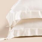 Jogo De Fronha Altenburg Haus Seda Mulberry 50cm X 70cm Bege.