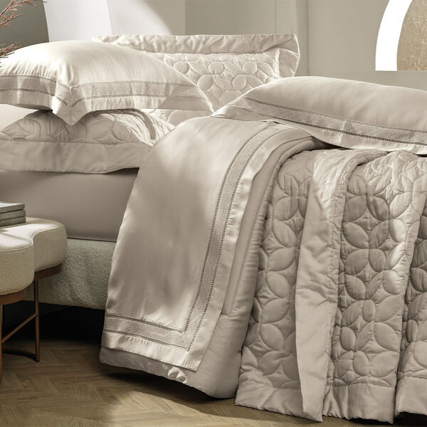 Jogo De Fronhas Altenburg Cetim Bambu 300 Fios Unitá Bege 50c