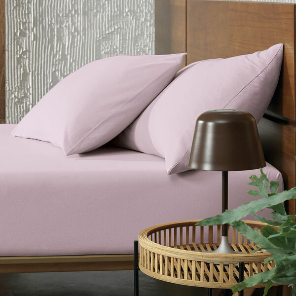 Jogo De Fronhas Altenburg Malha Fio Penteado Rosa 50cm X 70cm