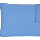 Jogo De Fronhas Serena Malha 100% Algodão 50x70cm Azul