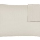 Jogo De Fronhas Serena Malha 100% Algodão 50x70cm Pérola